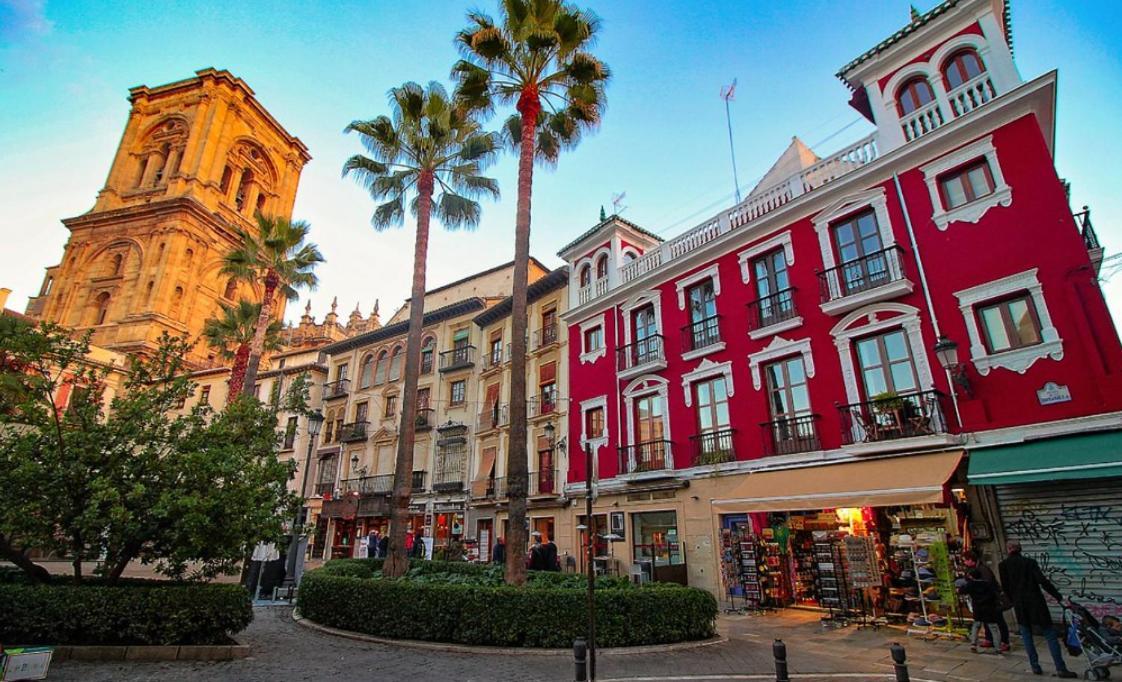 Apartamento Con Terraza A 4 Minutos De La Catedral Granada Exteriér fotografie